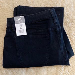 NWT Riders by LEE Indigo Women’s Black Stretch Denim Midrise Bootcut 16p